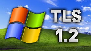 How To Enable TLS 11 amp 12 in Windows XP [upl. by Allard824]