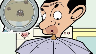 Mr Beans Flea Infestation  Mr Bean Animated  Clip Compilation  Mr Bean Cartoon World [upl. by Ahseinat]