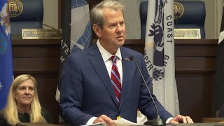 Gov Brian Kemp gives remarks at event marking Veterans Day [upl. by Huskamp111]