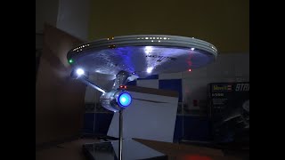 STAR TREK Polar lights 1350 USS Enterprise 1701 model refreshed [upl. by Imoyik461]