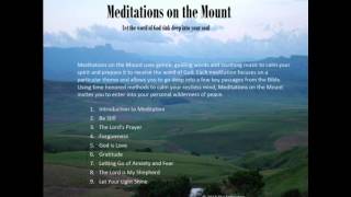 Letting Go of Anxiety and Fear  Christian Meditation  Meditations on the Mount [upl. by Trab191]