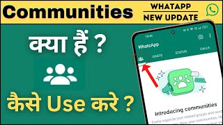 WhatsApp Community Features  WhatsApp Introducing Communities  WhatsApp New Update 2022 [upl. by Hteazile]