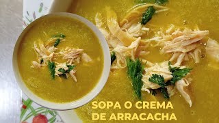 CremaSopa de Arracacha o Apio Recetas Con mamá [upl. by Midan]