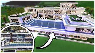 16M 924 Bel Air Mansion Bloxburg [upl. by Nniuqal]