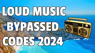 LOUD MUSIC BYPASSED Roblox Ids WORKING 2024 [upl. by Annaesor]