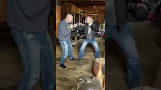 Bobby Gunn Showing the Difference Between Gloved Boxing and Bare Knuckle Boxing [upl. by Nyberg]