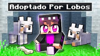 24 Horas ADOPTADO por LOBOS SALVAJES en MINECRAFT 🐶🐕 [upl. by Papert]