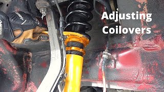 How To Adjust Ride Height On Coilovers Maxpeedingrods [upl. by Niltiak]