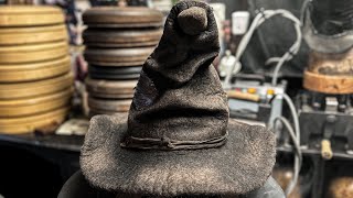 The Sorting Hat Creation harrypotter sortinghat hatmaker bladehats [upl. by Ire]