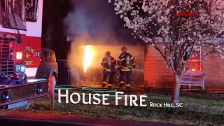 House Fire From The Archives  Rock Hill South Carolina [upl. by Mortie]