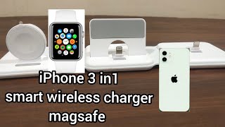 iPhone magsafe 3in1 wireless charger [upl. by Dnomar]