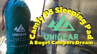 Buget Sleeping Pad For Camping Unigear Camfy P3 Air Pad [upl. by Adnahsor]