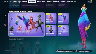 NEW BIRDS OF A FEATHER BUNDLE Fortnite Item Shop Right Now February 3rd 2024 [upl. by Araccot]