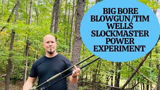 Cold Steel Blow Guns Power Test Big Bore vs Tim Wells Slockmaster [upl. by Moir]