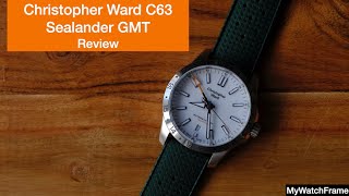 Review Christopher Ward C63 Sealander GMT [upl. by Ladnik]