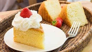 Eng Sub海绵蛋糕 Whisked Sponge Cake Recipe [upl. by Bolan]