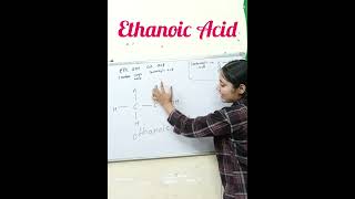 Ethanoic Acid structurechemistryformula chemistry physics chemicalequations [upl. by Notrem]