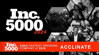 Big News Were on the Inc5000 List [upl. by Harlen]