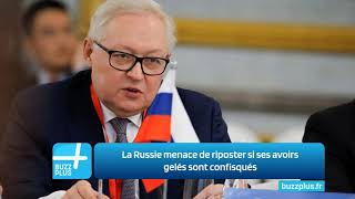 La Russie menace de riposter si ses avoirs gelés sont confisqués [upl. by Yraunaj]