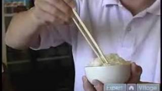 How to Use Chopsticks  Techniques for Eating Rice With Chopsticks [upl. by Thilda517]