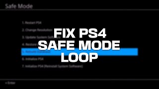 How To FIX PS4 Safe Mode Loop in 2022 VERY EASY SOLUTION [upl. by Sprage]