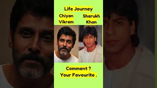 Chiyan Vikram VS Sharukh Khan 💋 Life Journey 💒 shorts trending viral [upl. by Niffirg]