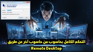 طريقة الاتصال بجهاز كمبيوتر عن بعد والتحكم بالكاملRemotDsktop [upl. by Friend931]