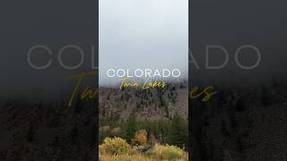 Glimpse of a moment from Twin Lakes Colorado colorado journey travel travelvlog twinlakes [upl. by Neladgam]