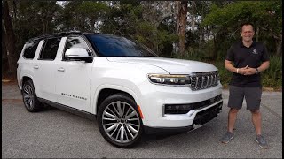 Is the 2022 Jeep Grand Wagoneer a BETTER luxury SUV than a Navigator [upl. by Noitna]