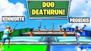 We Played The DUO Deathrun 20 Fortnite Creative Mode [upl. by Iduj]