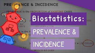 Biostatistics Prevalence amp Incidence [upl. by Bromley]