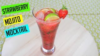 How to make Strawberry Mojito Mocktail  Ramadan Recipes  Cook with Anisa [upl. by Ohcamac763]