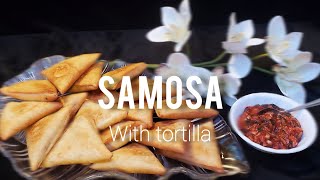 Tortilla Samosa Recipe  No Dough Samosa Recipe  Veg Snacks Starter amp Appetizers for Parties [upl. by Oitaroh]