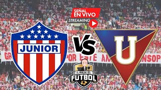 Junior 1 vs Liga Deportiva Universitaria de Quito 1  Copa Libertadores 2024 [upl. by Aeirdna]