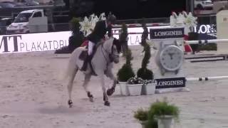 Startschuss il cavallo morto a Cagnes sur Mer in gara al CSI St Moritz 1m45 GP [upl. by Dobson]