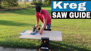 KREG RIPCUT CIRCULAR SAW GUIDE REVIEW KMA2685 [upl. by Cousin]