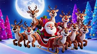 9 Little Reindeer  Christmas Song for Kids [upl. by Lesak172]