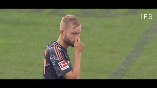 Konrad Laimer vs WSG Tirol  PreSeason match 13824  full passes compilation [upl. by Eirovi784]