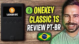 ONEKEY CLASSIC 1S  A CRYPTOWALLET QUE CABE NA CARTEIRA Unboxing e Review BRASIL [upl. by Strander]