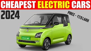 Top 5 Cheapest Electric Cars In India 2024  Best Electric Cars 2024 [upl. by Cissiee]