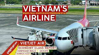 VIETJET AIR A321 Economy Class【4K Trip Report DPSSGN】Vietnams Powerhouse to Saigon [upl. by Arinayed]