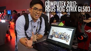 ASUS ROG Strix GL503 Quick HandsOn [upl. by Eisus]