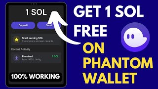 Get Free 1 SOL on Phantom Wallet  Worth 28 With this Trick [upl. by Reggie]