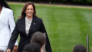 Kamala Harris sees ‘avalanche of support’ for presidential campaign [upl. by Britte]