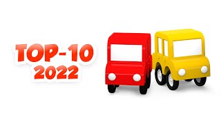 Top 10 dos melhores desenhos animados 2022 Desenho infantil animado 4 carros coloridos [upl. by Udelle]