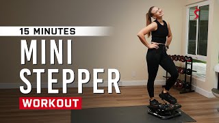 15 MIN Mini Stepper BOOTCAMP for Beginners [upl. by Bab]