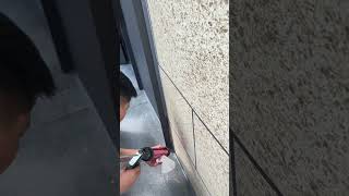 How To Caulk A Outdoor Window Frame Successfully Easily and Cleanly Every Time DIY [upl. by Sigismund]