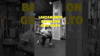 LANZAMIENTO BALON CON GIRO SALTO RENDIMEINTO HOMBRE Tutorial GYM [upl. by Radnaxela461]