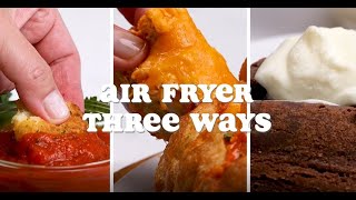 3Ways Air Fryer Recipes [upl. by Nnaacissej381]