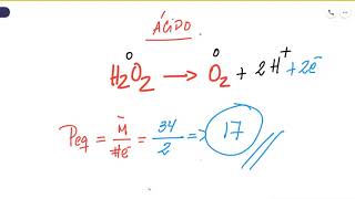 Peso Equivalente en diversas sustancias que sufren reacción quimica SEMIRREACIONES REDOX [upl. by Prussian60]